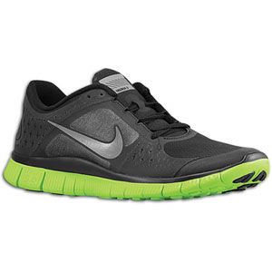Nike Free Run+ 3 Shield   Mens   Running   Shoes   Black/Electric