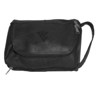 NCAA West Virginia Mountaineers Black Leather Deluxe Shave