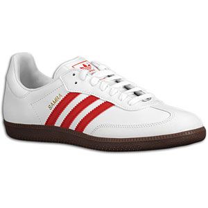 adidas Originals Samba   Mens   Soccer   Shoes   White/Light Scarlet