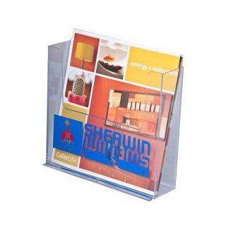 Brochure Holder for up to 7.5 Wide Literature, Clear
