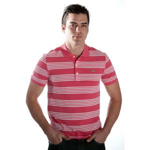 Lacoste Cluster Stripe Pique Polo   Mens   Casual   Clothing   Gypsy