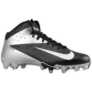 Nike Vapor Talon Elite 3/4   Mens   Football   Shoes   Black/White