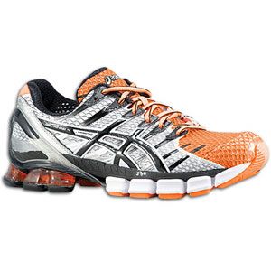 ASICS® Gel   Kinsei 4   Mens   Running   Shoes   Neon Orange/Black
