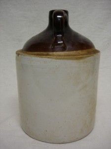  10 5 inch Tall Crock Stoneware Whiskey Jug Huntingburg Indiana