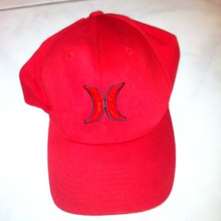 Hurley Flexfit Red Cap with Red Logo