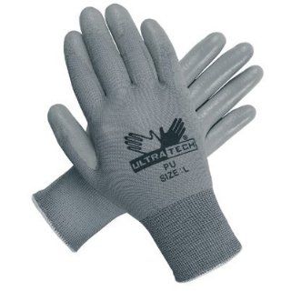 Memphis Glove 127 9696XL Ultra Tech Gray Pu Palmnylon 13 Gauge