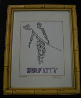 Huntington Beach Surf City News Original Illustration