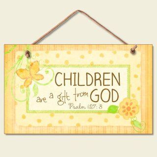  are Gift from God Wooden Sign Psalm 1273 41 223
