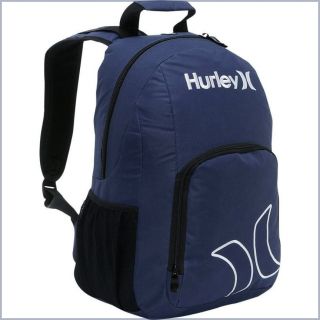  HURLEY logos and padded top carry handle. This Navy Blue HURLEY