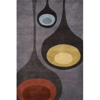 Momeni New Wave NW 129 59 Round Steel Area Rug Home