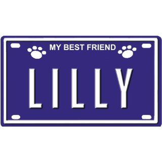 LILLY Dog Name Plate for Dog House. Over 400 Names