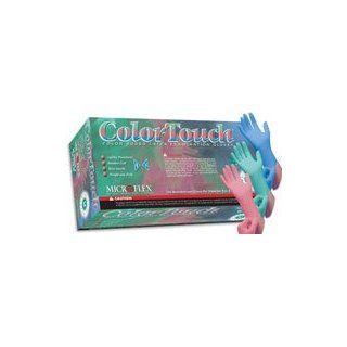 Microflex CT 133 S Color Touch Powdered Latex Gloves, Pink