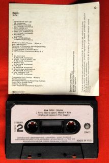 INXS x Hutchence Kick 1989 EXYU Cassette Tape