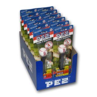 Boston Red Sox Red Sox 12 Packs of MLB Pez Candy Dispenser