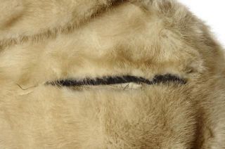 Vintage Hyman Waseman Blonde Real Fur Mink Stroller Coat Luxurious