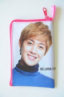 Kim Hyun Joong SS501 Zipper Mobile Phone Bag Pouch B7