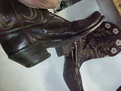 Old Vintage Hyer Olathe Womens Boots Made in Kansas 1950s