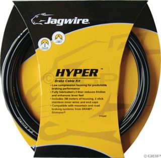  black formerly jagwire hyper mountain road brake cable housing sets