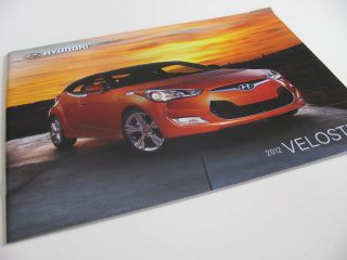 2012 Hyundai Veloster Brochure