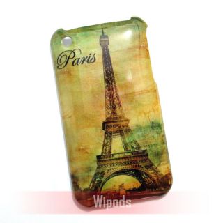 Eiffel Tower Designer Hard Back Case Cover Skin for Apple iPhone 3GS