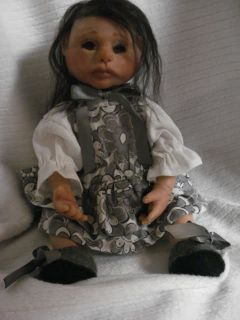 OOAK Polymer Clay Baby Girl Art Doll 10 inch Ciao