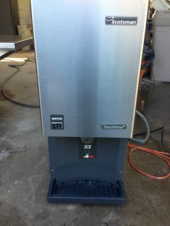 scotsman MDT4F12A ice machine and dispenser hands free ice maker 450