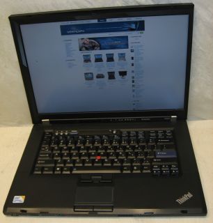 IBM Lenovo Laptop Notebook W500 Dual Core 2 Duo 2 53GHZ 320GB 2GB