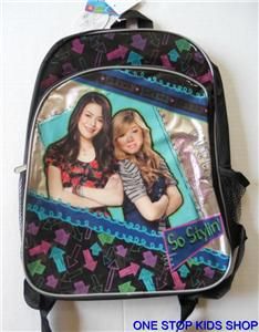 iCarly Girls School Bag Backpack Tote I Carly Nickelodeon Sam