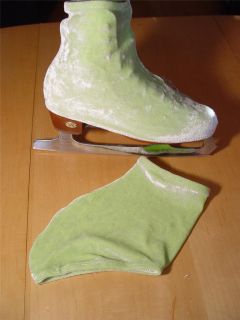 Ice Skate Boot Covers Lime