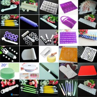  Cake Sugarcraft Cookie Decorating Modelling Tools Icing Molds