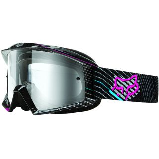 NEW Fox Racing Youth Black & Pink GEO MAIN Goggles w/Clear Lense MX SX