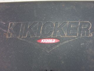 kicker 200 2 amplifier amp stereo radio system audio subwoofer NO