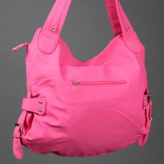 Soft Pink Women Cinderella Icon Inspired Crystal Studded Hobo Handbag