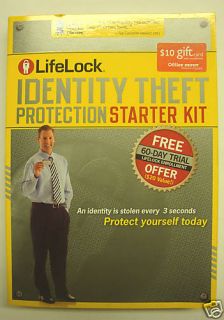 Lifelock Identity Theft Protection Starter Kit
