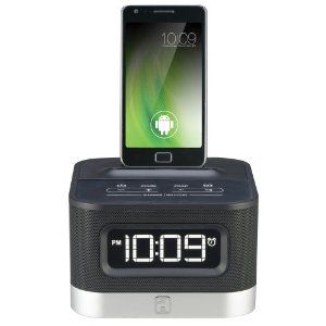 iHome Spacesaver Alarm Clock Charging Station Smartslide Dock Premium