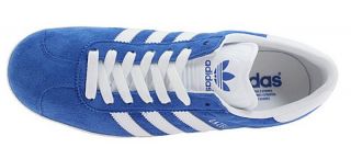 Adidas Gazelle Suede Trainers Blue White Samba Kicks New UK9 5