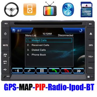  in Dash Car DVD TV Radio Player GPS Voice Navigation Map
