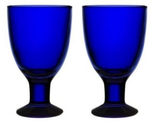 Iittala Verna Wine Glass Cobalt Blue Design Kerttu Nurminen Finland