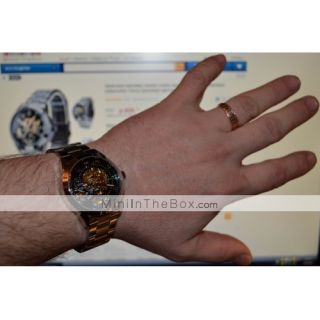 USD $ 19.73   Mens Premium Alloy Style Analog Mechanical Wrist Watch