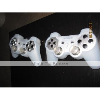 USD $ 5.19   Custom Replacement Button Set for PS3 Controller (Silver