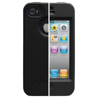 New Otterbox Impact Black Gel Skin Case for iPhone 4 4S 4 4S