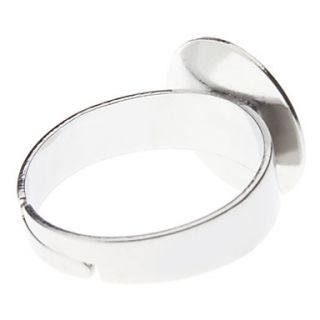  millimetri anello di metallo rotonda regolabile (contenere il 10 Pics