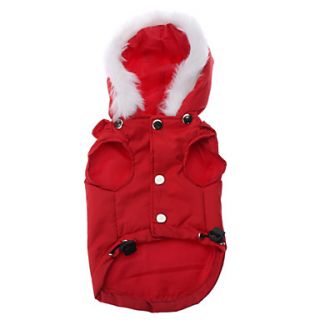 USD $ 13.59   Sleeveless Windproof Down Jacket for Dogs (Red,XS XL