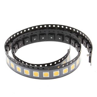 SMD 5050 0.2W 10 12LM 2800 3550K Warm White Light LED Emitters (3 3.4V