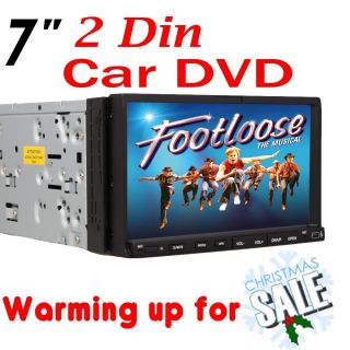 Hot Sale 7 2 DIN in Dash Touch Screen DVD Car Player Stereo RDS Radio
