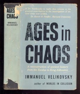 Ages in Chaos by Immanuel Velikovsky 1952 First Edition