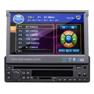  in Dash Car Deck Stereo CD DVD Player Touch Screen Bluetooth