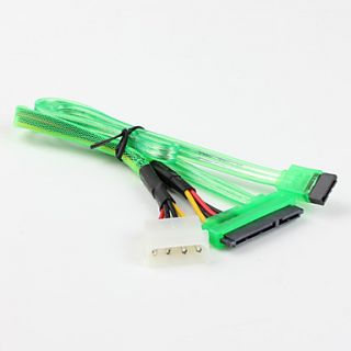 USD $ 4.69   SATA 7+15 Pin Female Extension Cable,