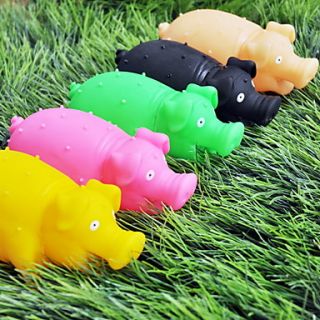 Squeaking Pig Style Pet Toy for Dogs (1 Piece,Random Color,15x7x7CM