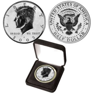 Reverse Proof Finish JFK Half Dollar in Box with Certificate of